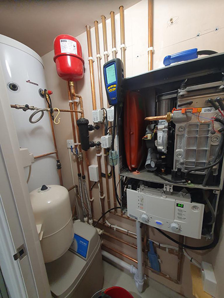 Central heating pipework fitted by John The Plumb Ltd